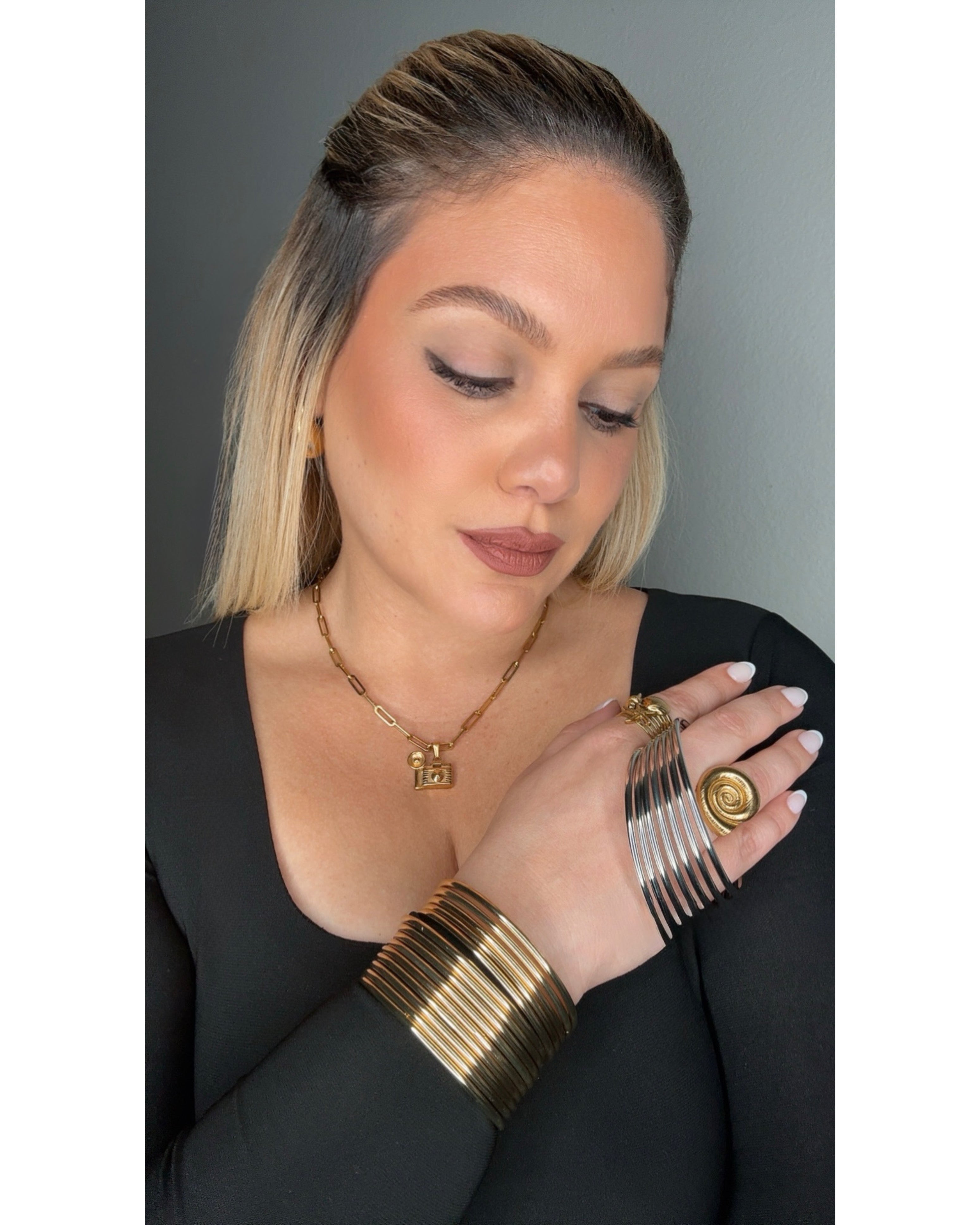 Bangles|Gold|Large